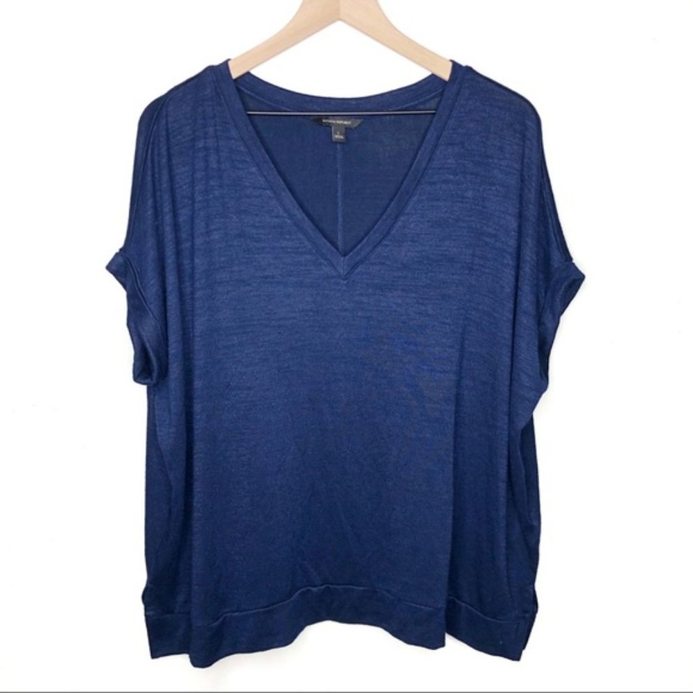 Banana Republic oversized short sleeve sweater
